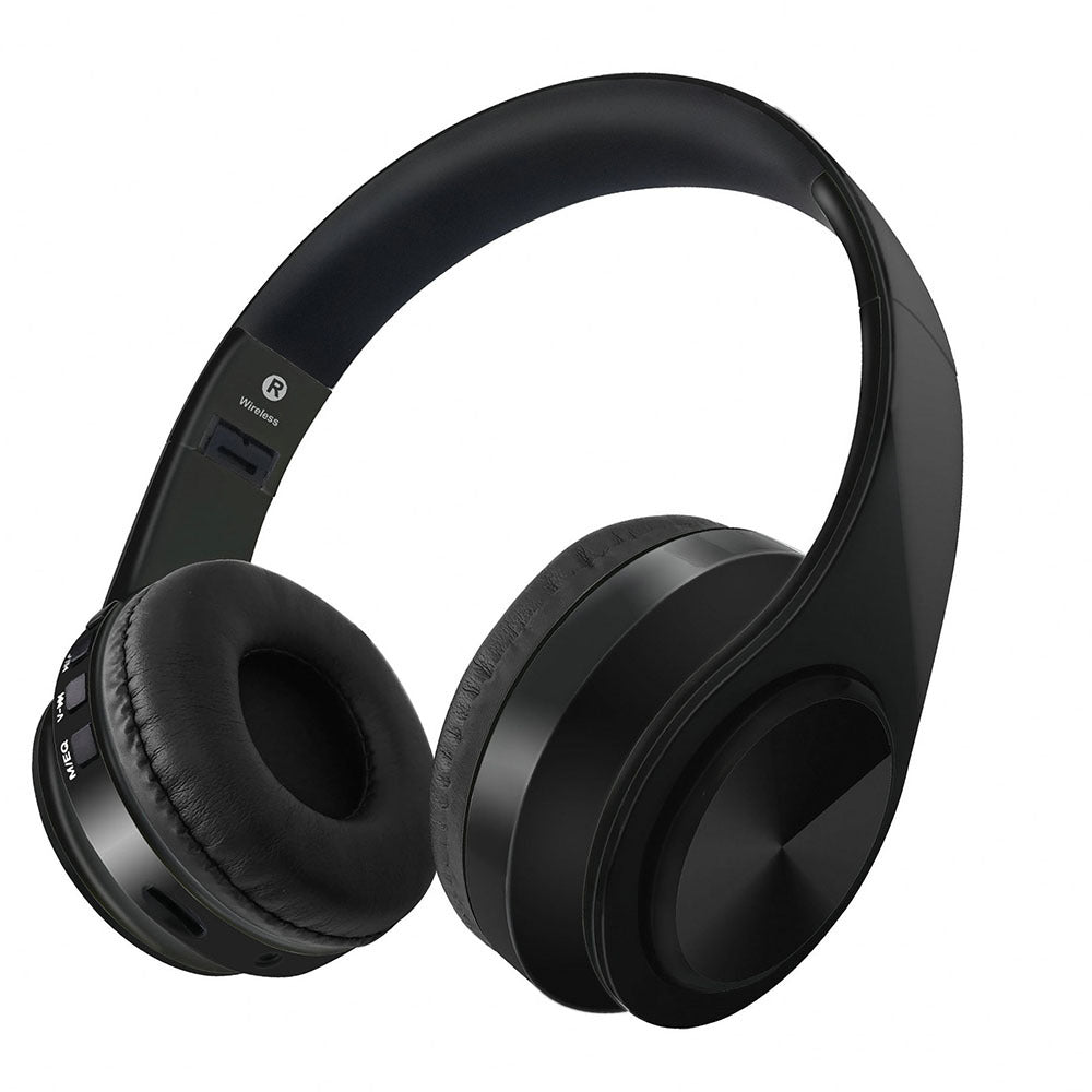 HIFI Wireless Headphones Bluetooth Stereo Headset Music Headset FM SD Card Sport Headphone with Mic for PC